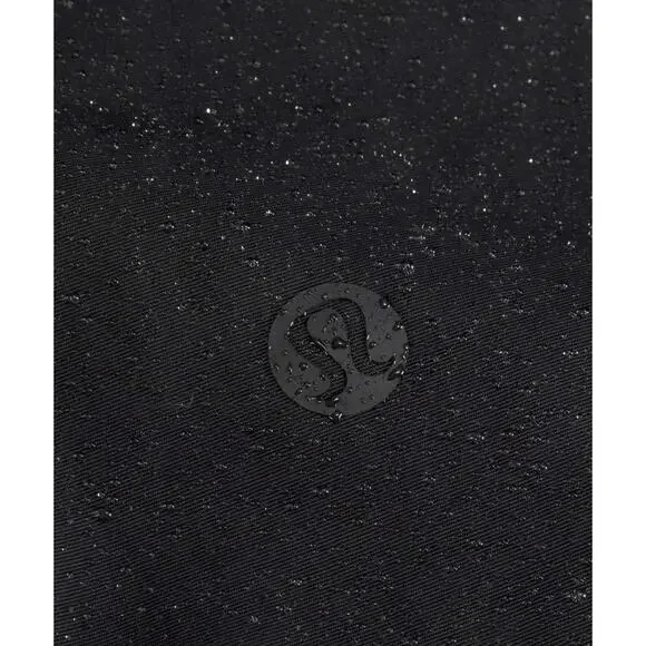 Lululemon Always Effortless Jacket Full Zip Hooded Water Repellent Black Size 10 - Picture 7 of 16